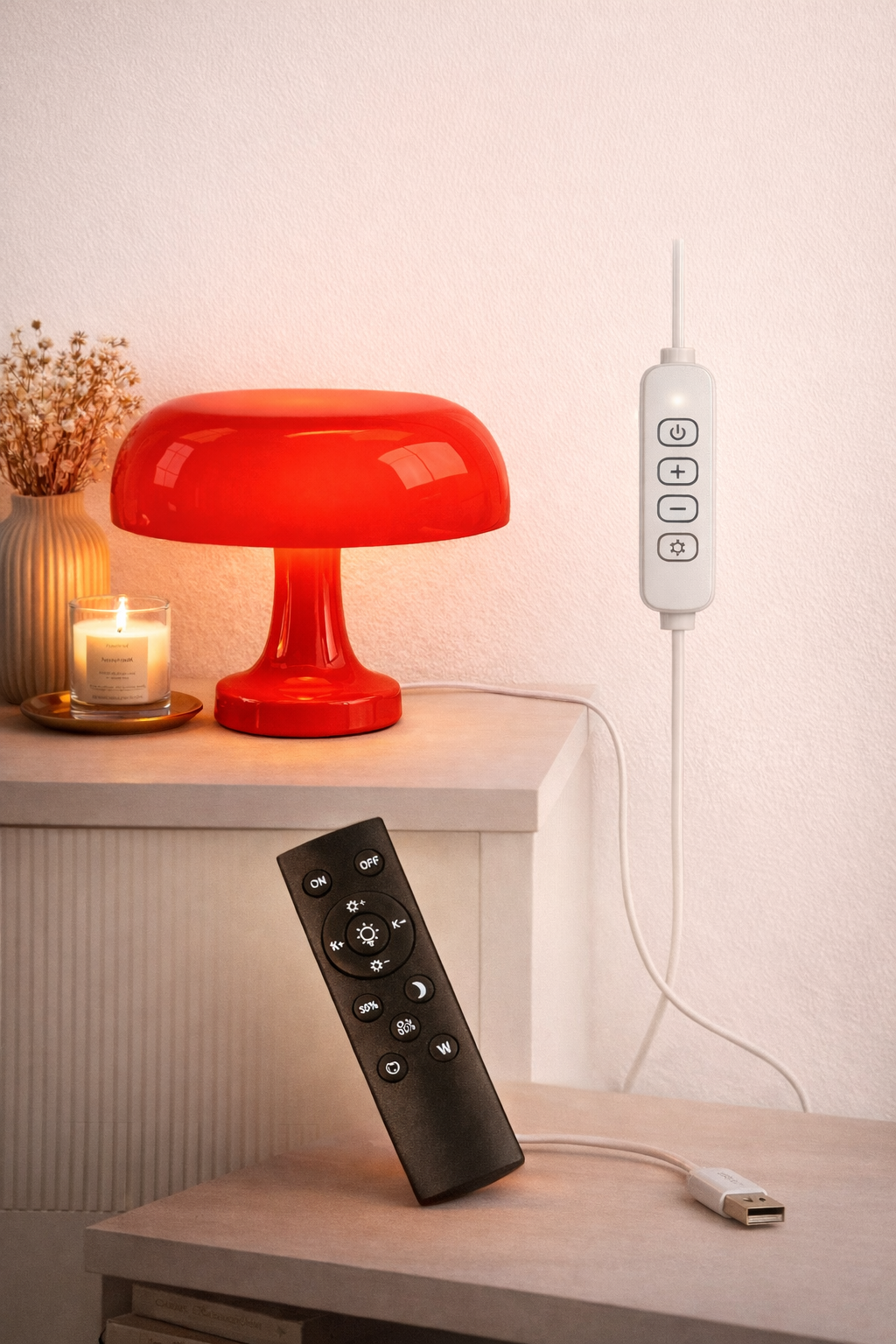 Lampe Aura Champignon - Eclairage Ambiance LED